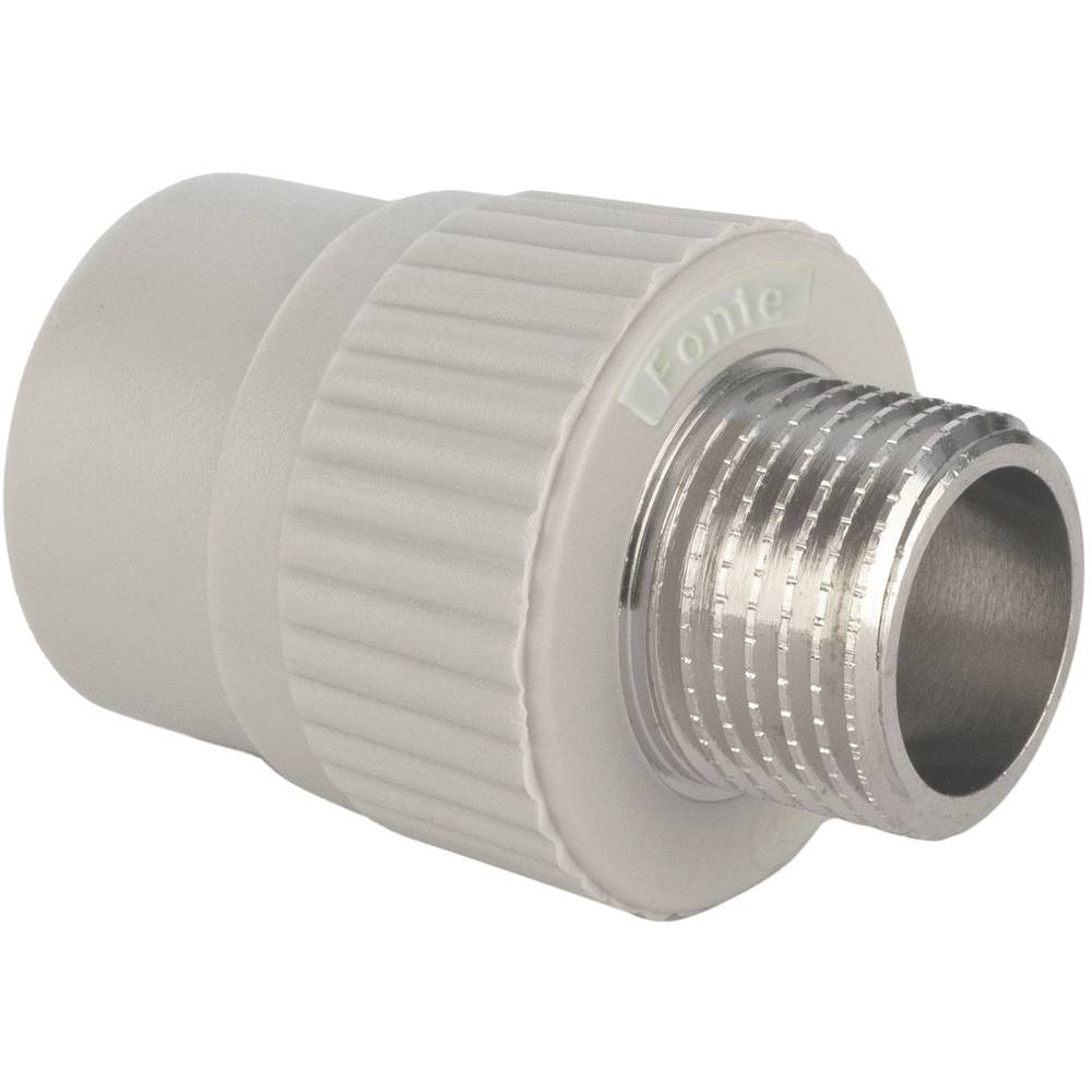 Фітинг муфта з зовнішньою різьбою PP-RCT 25х1/2 Fonte | 78-770