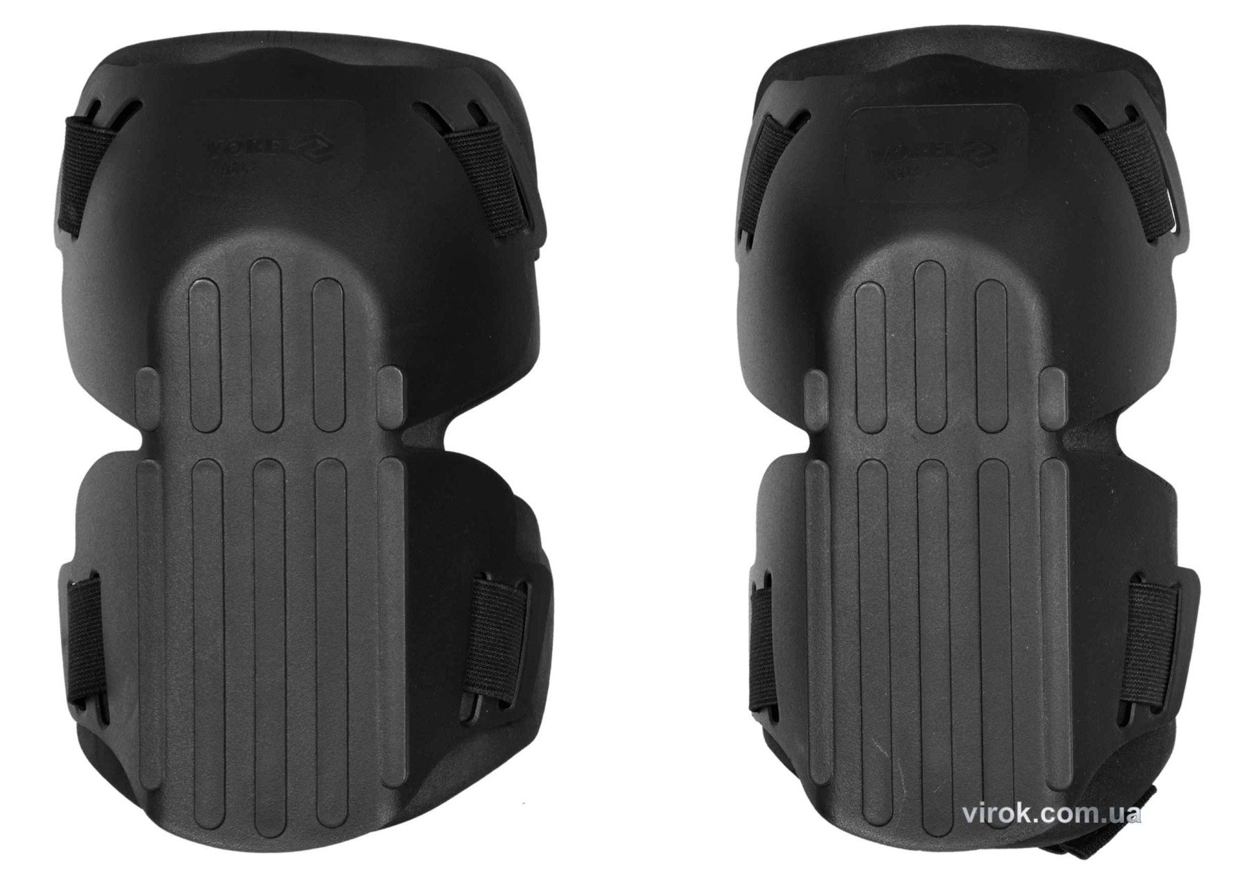 VOREL Наколінники захисні з поліпропіленовою накладкою, чорні  | 74603