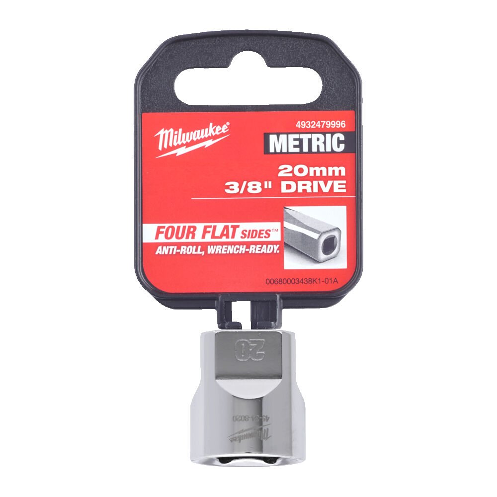 MILWAUKEE 3/8" головка -20 мм (1 шт) | 4932479996