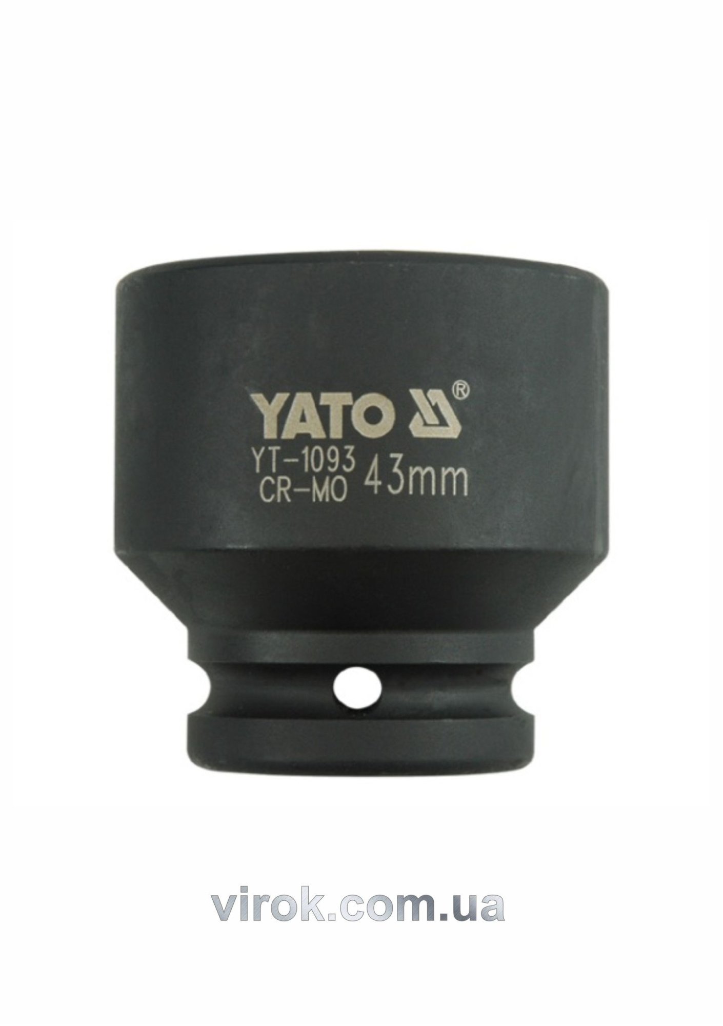 YATO Головка торцева ударна 6-гранна YATO : квадрат 3/4", М= 43 мм, L= 57 мм  | YT-1093