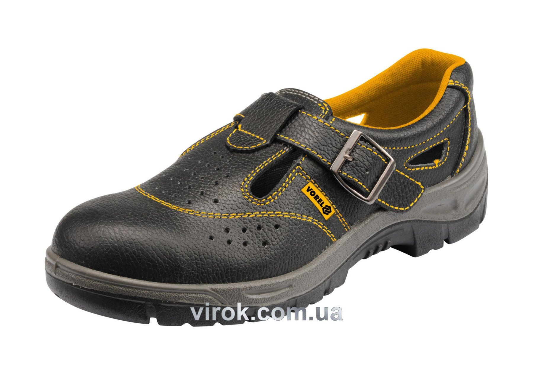 VOREL Сандалі робочі шкіряні з поліуретановою підошвою SERRA : розм. 39  | 72821
