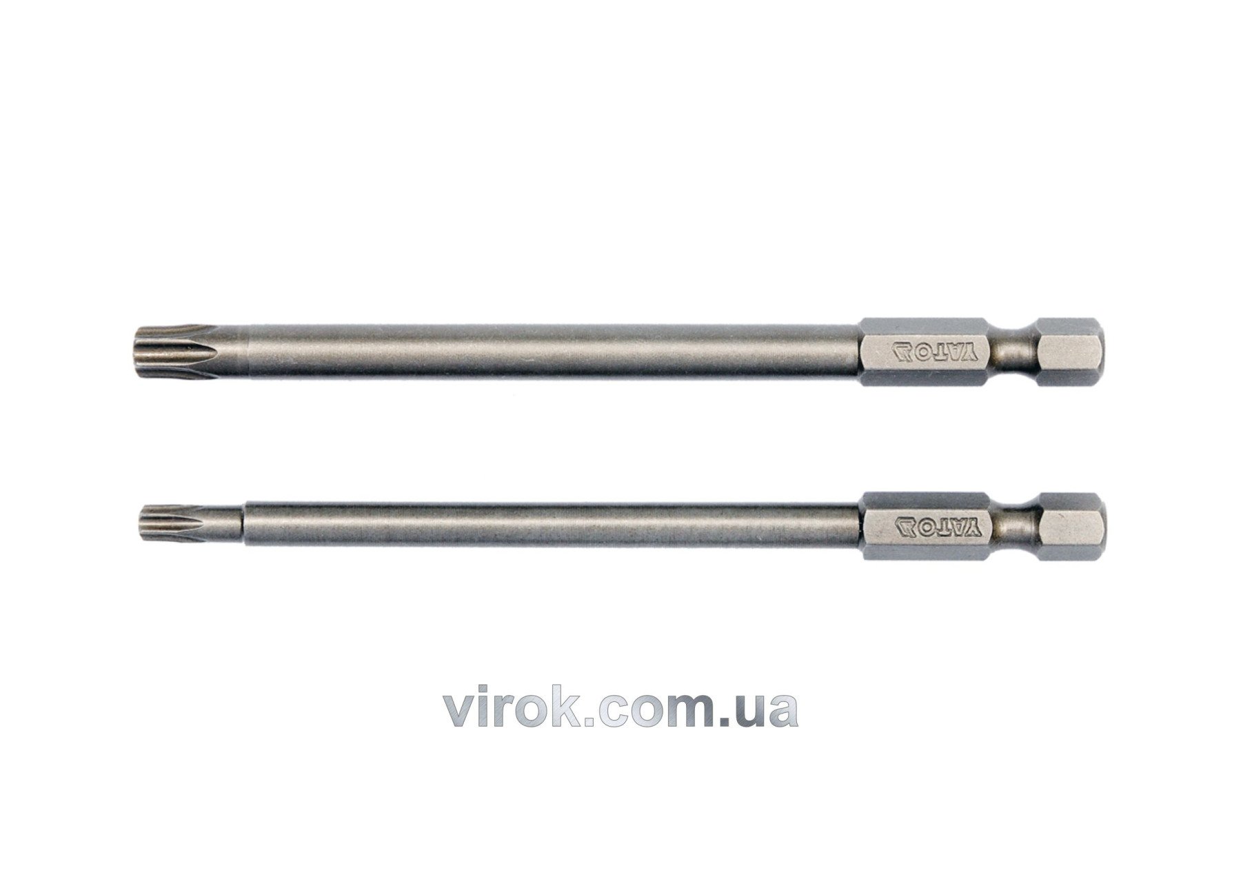 YATO Набір насадок викруткових YATO : "TORX SECURITY" T20/T30, квадрат 1/4", L=100мм. 2 шт.  | YT-04