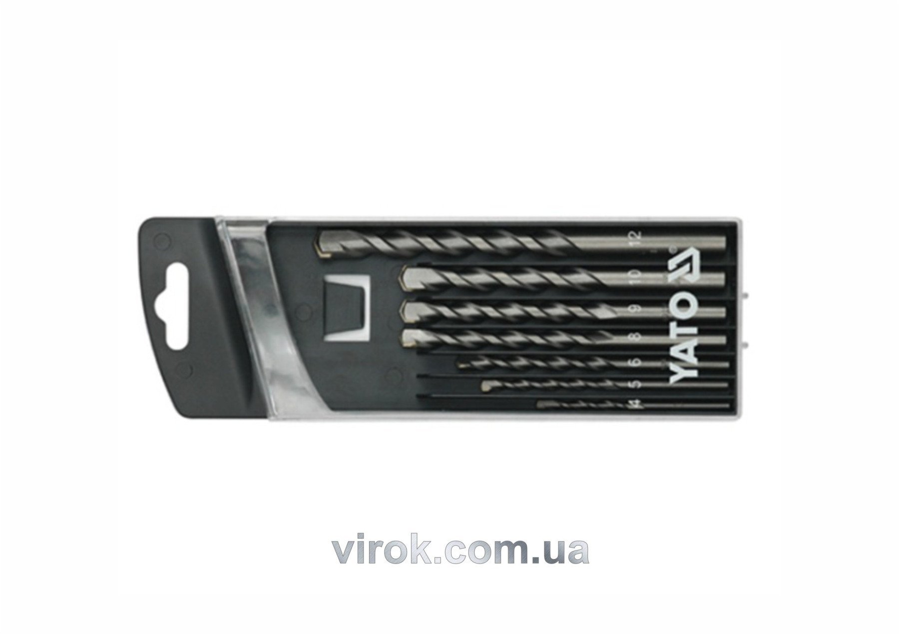 YATO Свердла по цеглі YATO : Ø= 4-12 мм. 7 шт.  | YT-4390