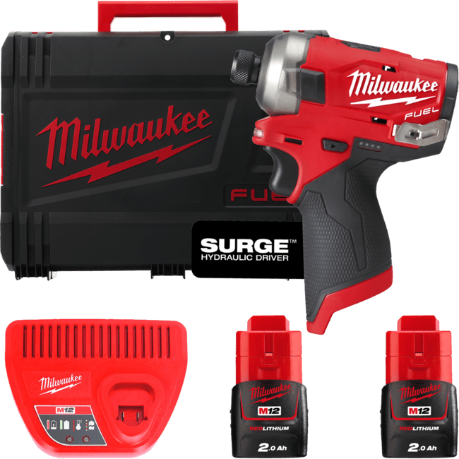 MILWAUKEE Гвинтокрут акумуляторний 1/4" HEX , M12 FQID-202X, 50Нм  | 4933464973