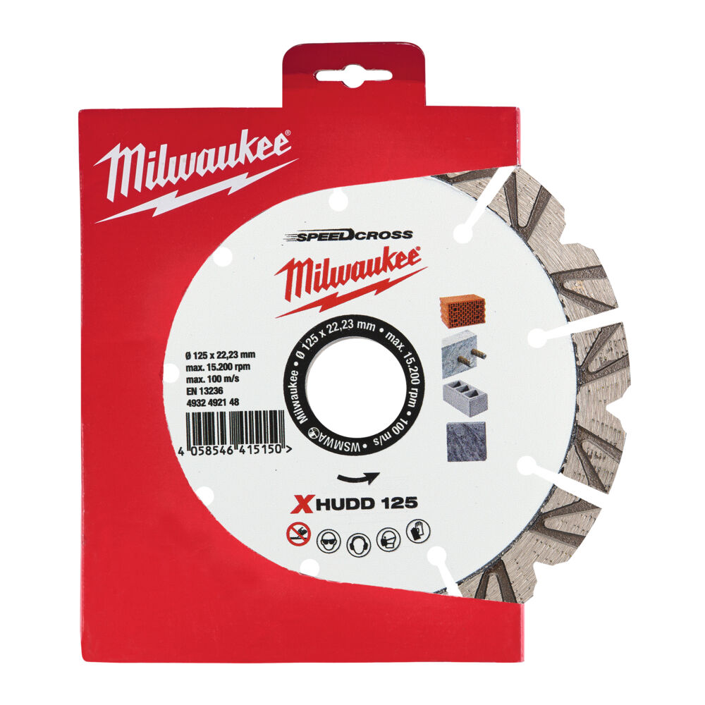 MILWAUKEE Алмазный диск SPEEDCROSS XHUDD 125 мм | 4932492148