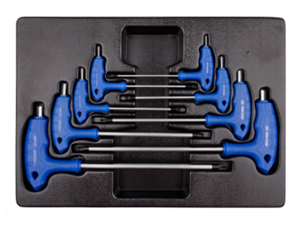 KING TONY Набор ключей L-обр. c шар. HEX 2-10 мм. 8 предметов | 9-22108MR