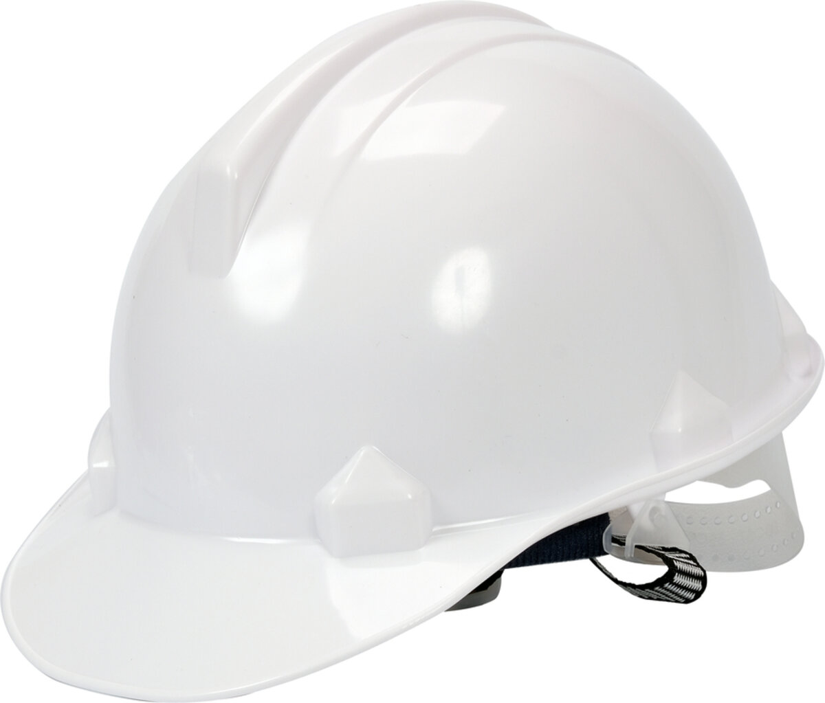 VOREL Каска для захисту голови біла з матеріалу HDPE  | 74173