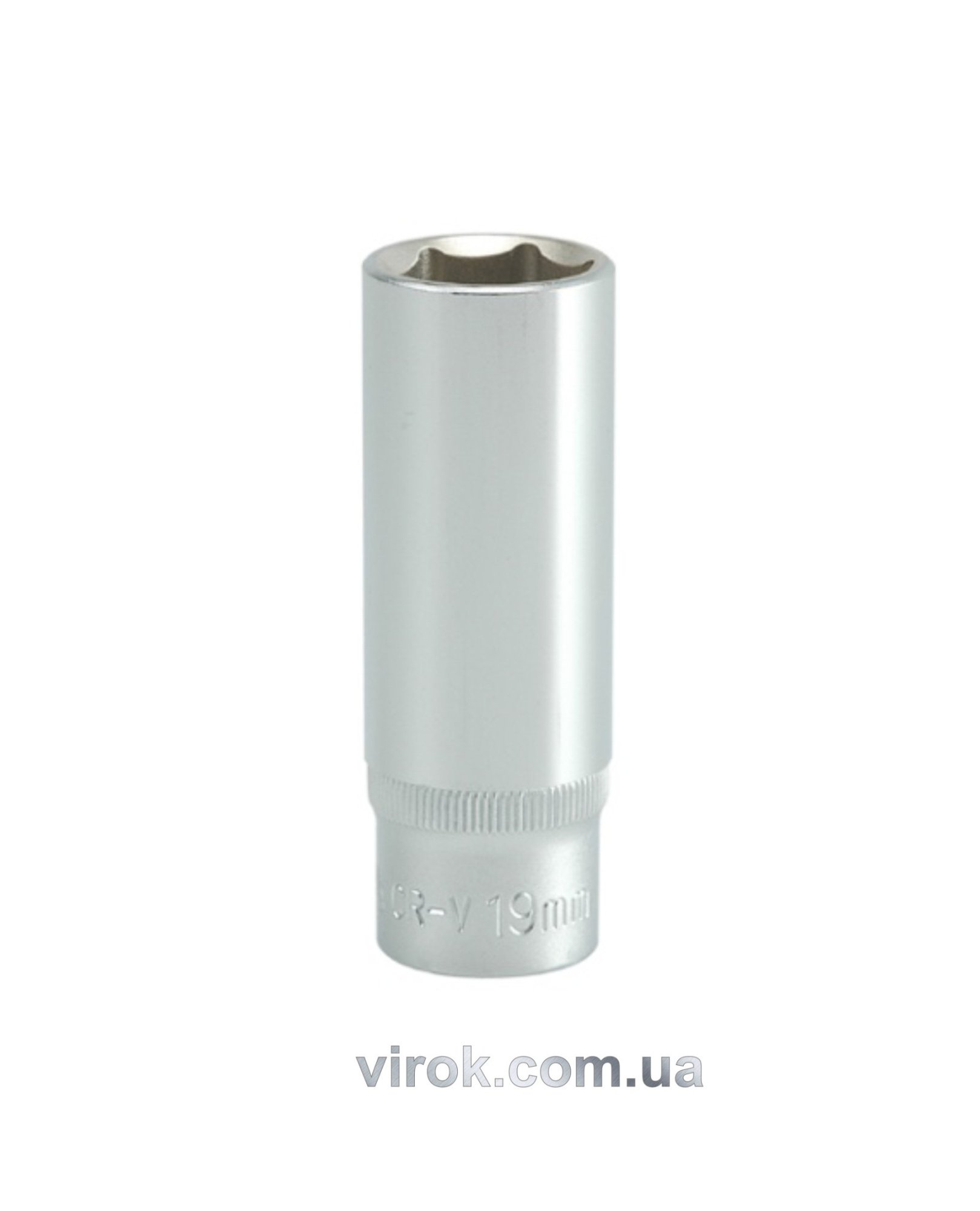 YATO Головка торцева 6-гранна YATO : подовжена, квадрат 1/2", М= 19 мм, L= 76 мм  | YT-1232