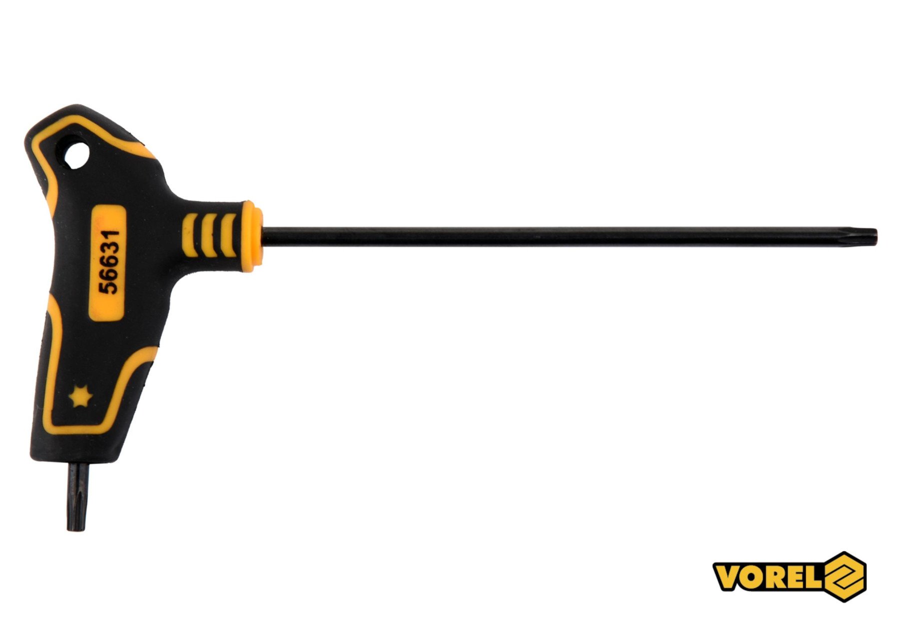 VOREL Ключ TORX : тип "Т", Т15 x 100 x 71 мм, Cr-V 6150  | 56631
