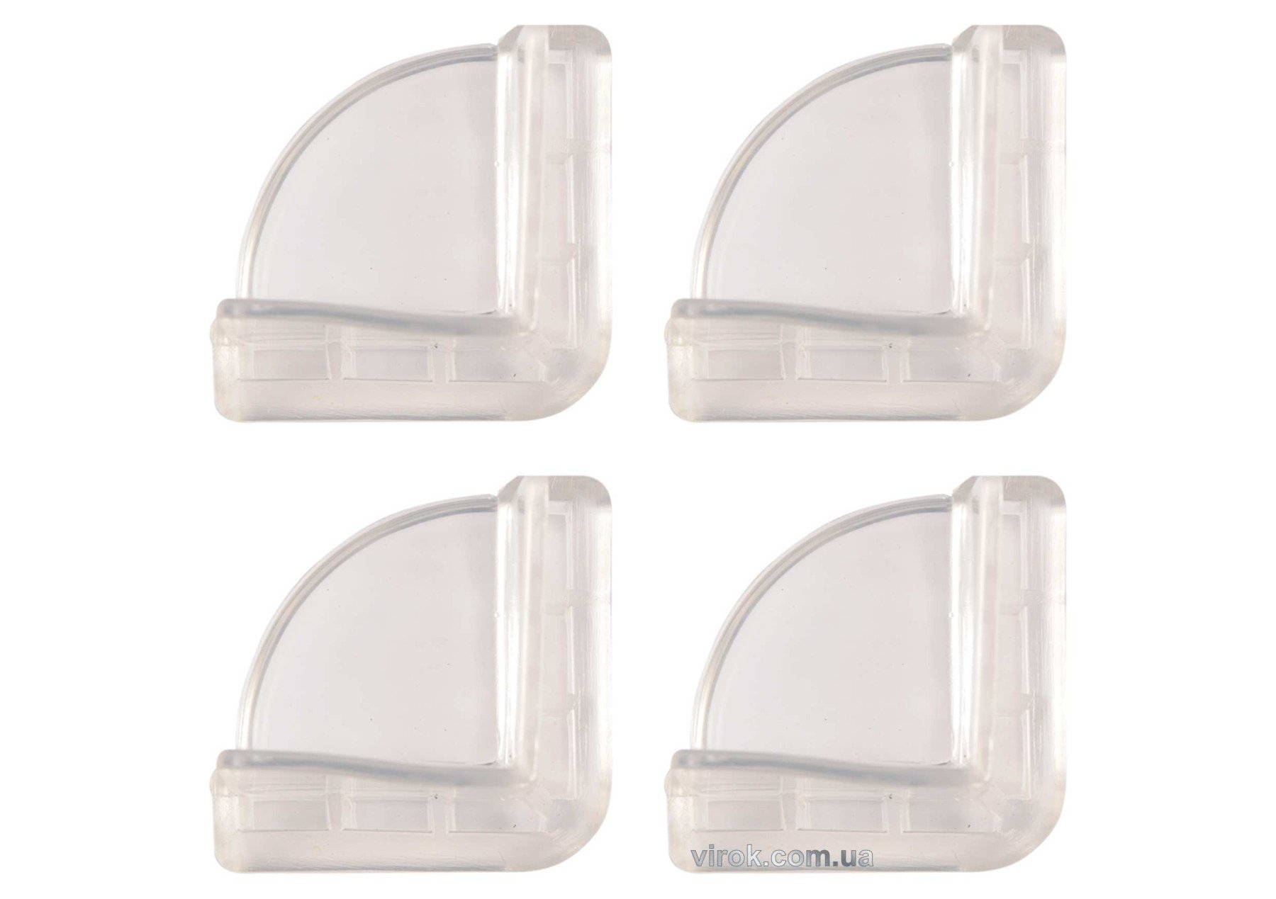 VOREL Накладка захисна плоска для кутів меблів, Набір 4 шт.  | 74773