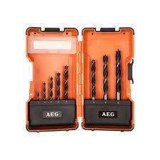 Набір свердл по дереву AEG (35шт) (3-10мм), пластиковий кейс