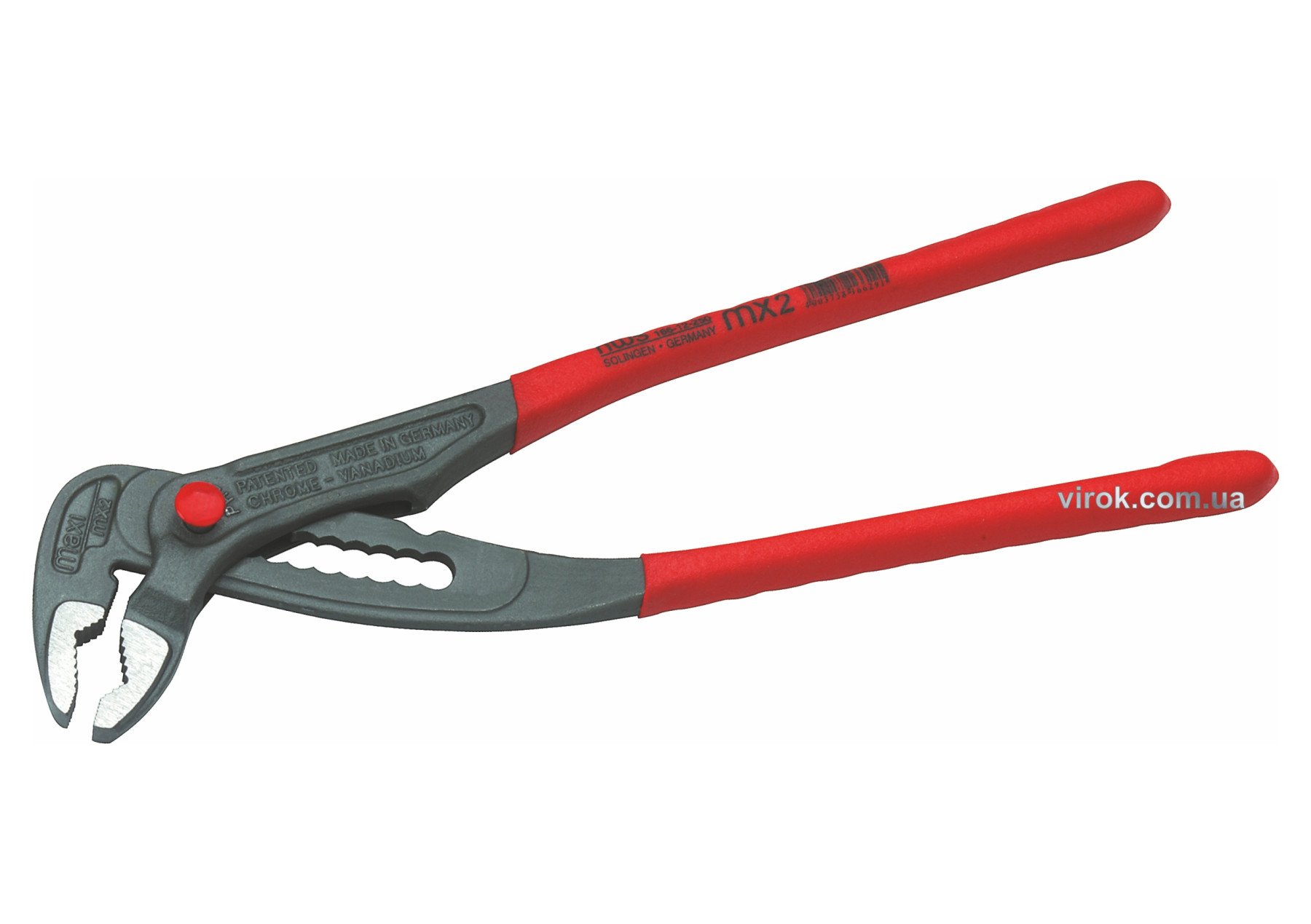 NWS Клещи переставные Maxi MX; 250 мм, макс. развод губок- 50 мм. art. 166-12-300