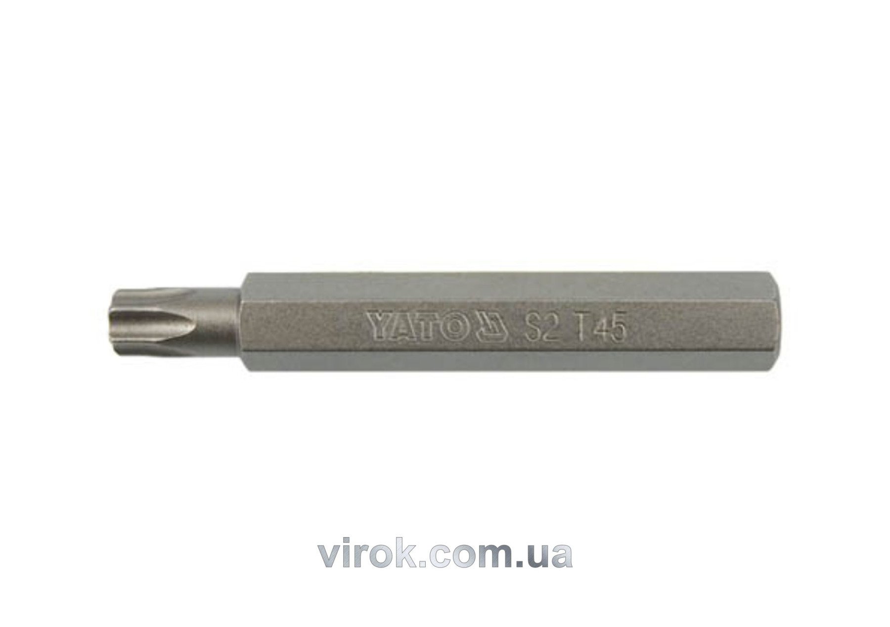 YATO Насадка викруткова YATO : TORX T45 x 75 мм. S2 10 (Шт/Уп.)  | YT-0409