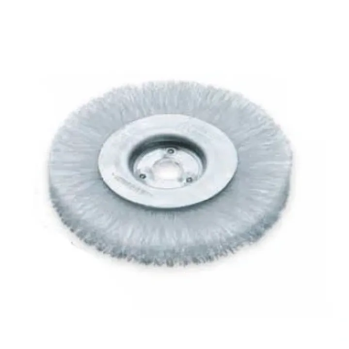 Щетка цилиндрическая 100х13х13 мм, гофрированный полиамид 0.5 мм, 6000 об / мин LESSMANN