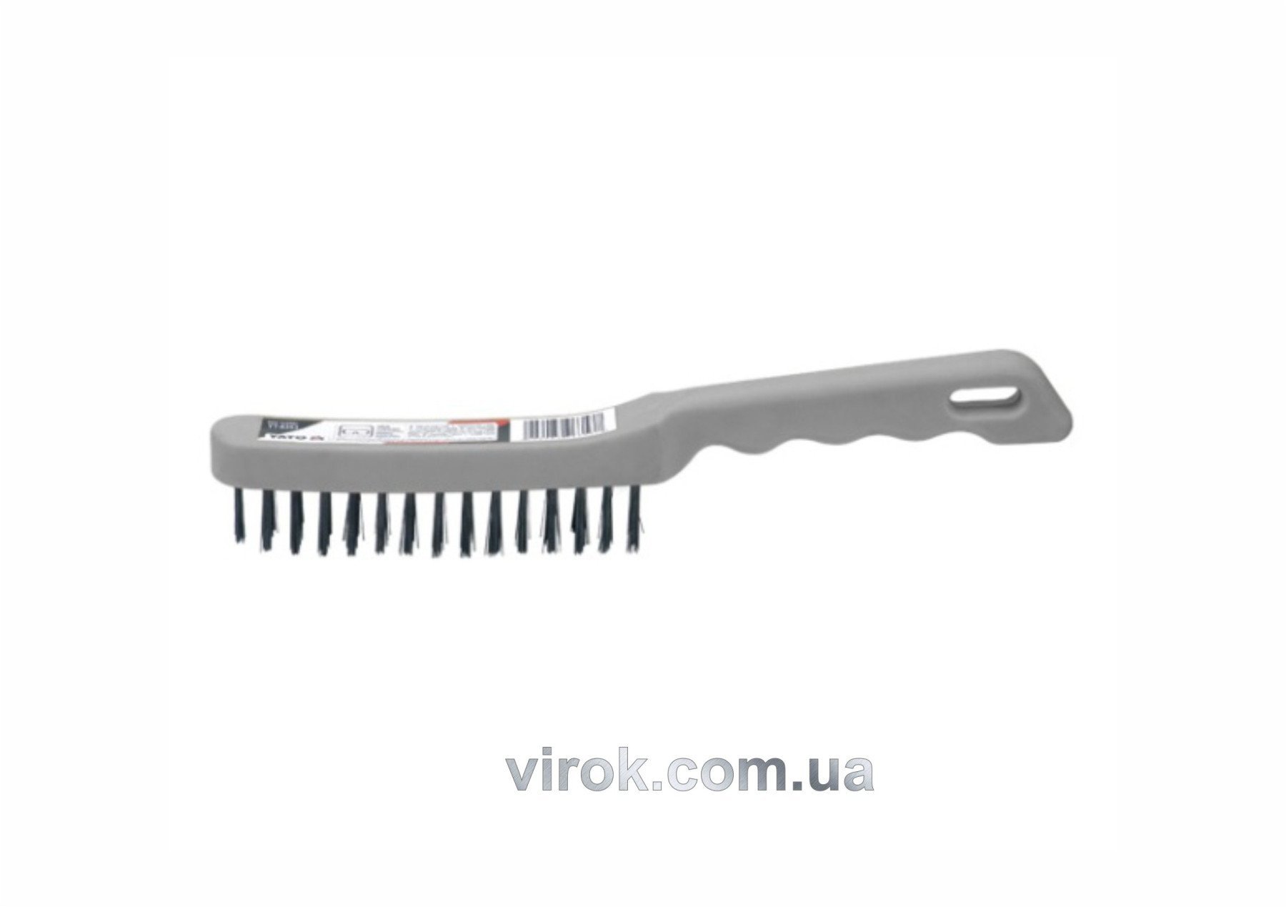 YATO Щітка дротяна сталева YATO : 3- рядна, пластикова ручка  | YT-6353