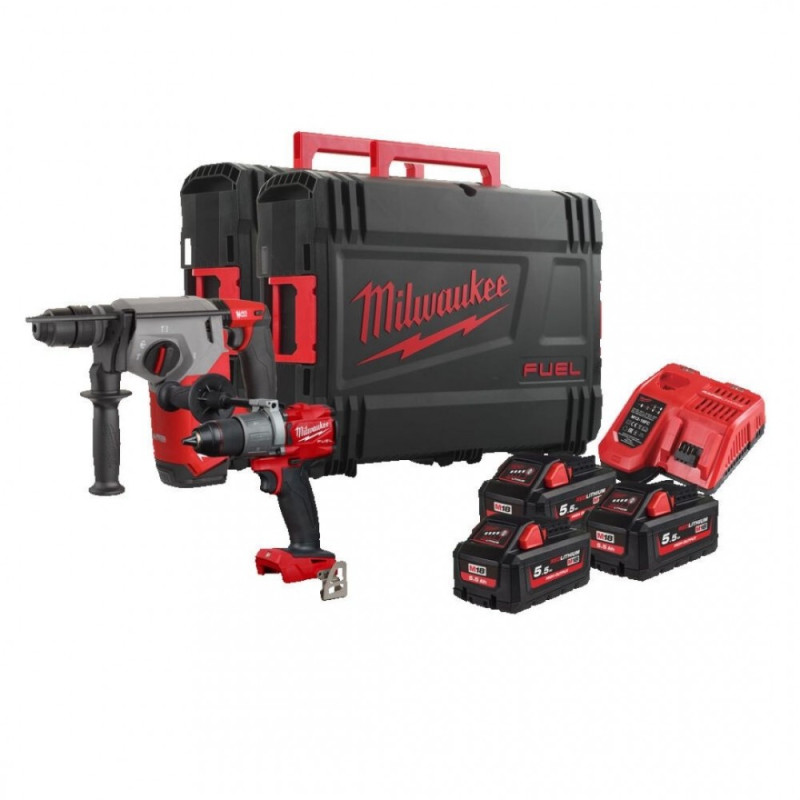 MILWAUKEE Набор аккумуляторных инструментов M18 FPP2PA-553X M18 FUEL | 4933479431
