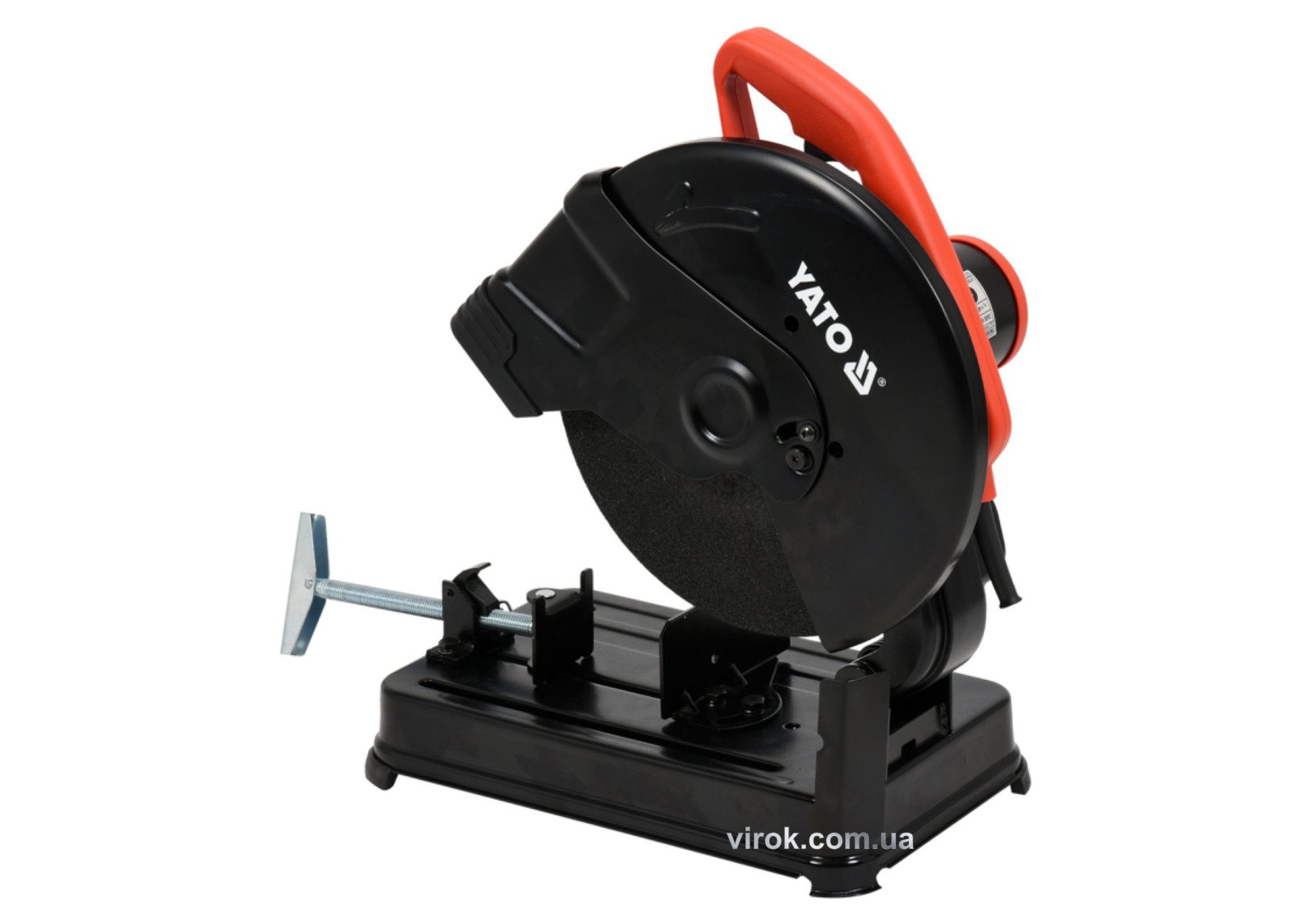 YATO Торцьовальний відрізний верстат по металу елек.мереж- 230 В YATO, P= 2450Вт. диск Ø= 355 мм/25.
