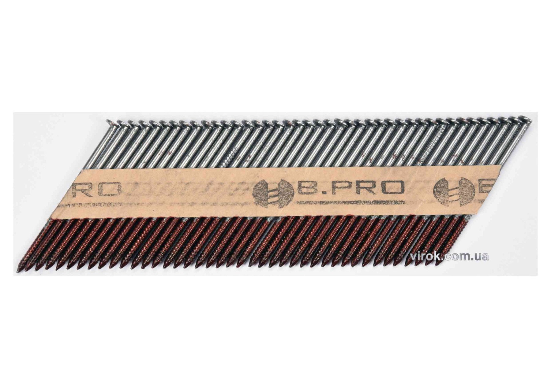 VOREL Цвяхи до пневматичного пістолета : L=65 мм, Ø=2.8 мм, кут-34°, 3000 шт. (YT-0923)  | 72011