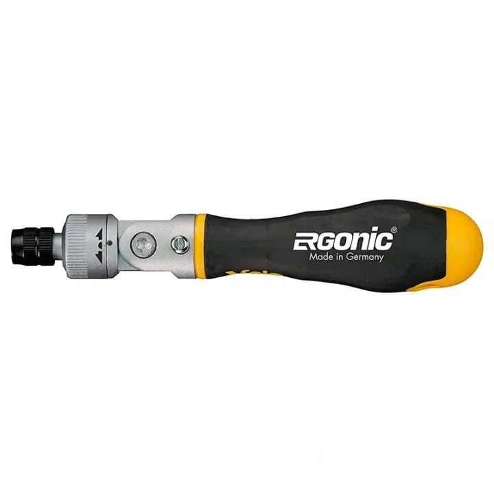 Отвертка-держатель бит FELO ERGONIS K с карданным шарниром и храповым механизмом (43899940)