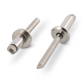 Заклепка вытяжная, нержавеющая сталь А2/А2, 6.4х15