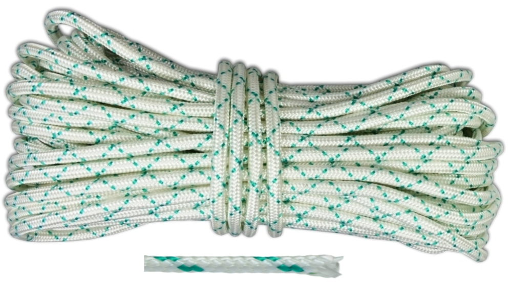 69-748 Шнур капроновий плетений "Євро", D 3 мм, 25 м, | Україна