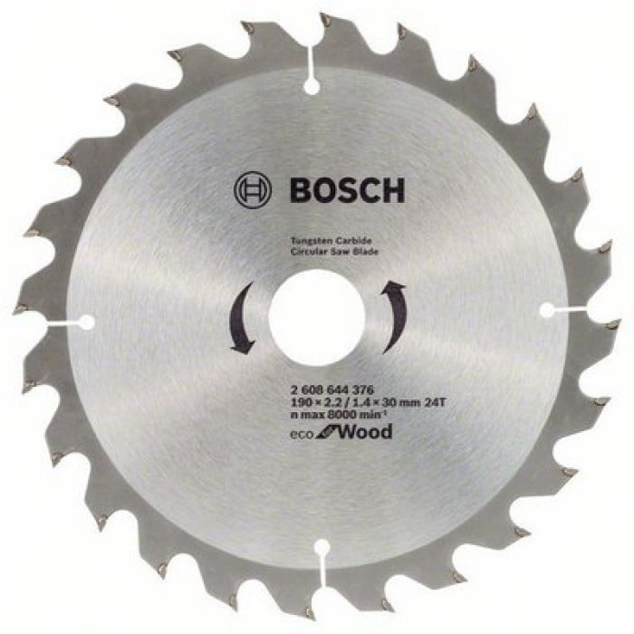 Пиляльний диск Bosch Optiline Wood ECO (190х30х24Т) (2608644376)
