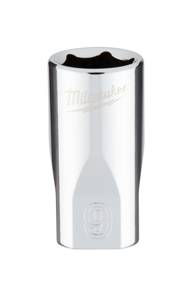 MILWAUKEE Головка хромована метрична 1/4'', 9мм | 4932478317
