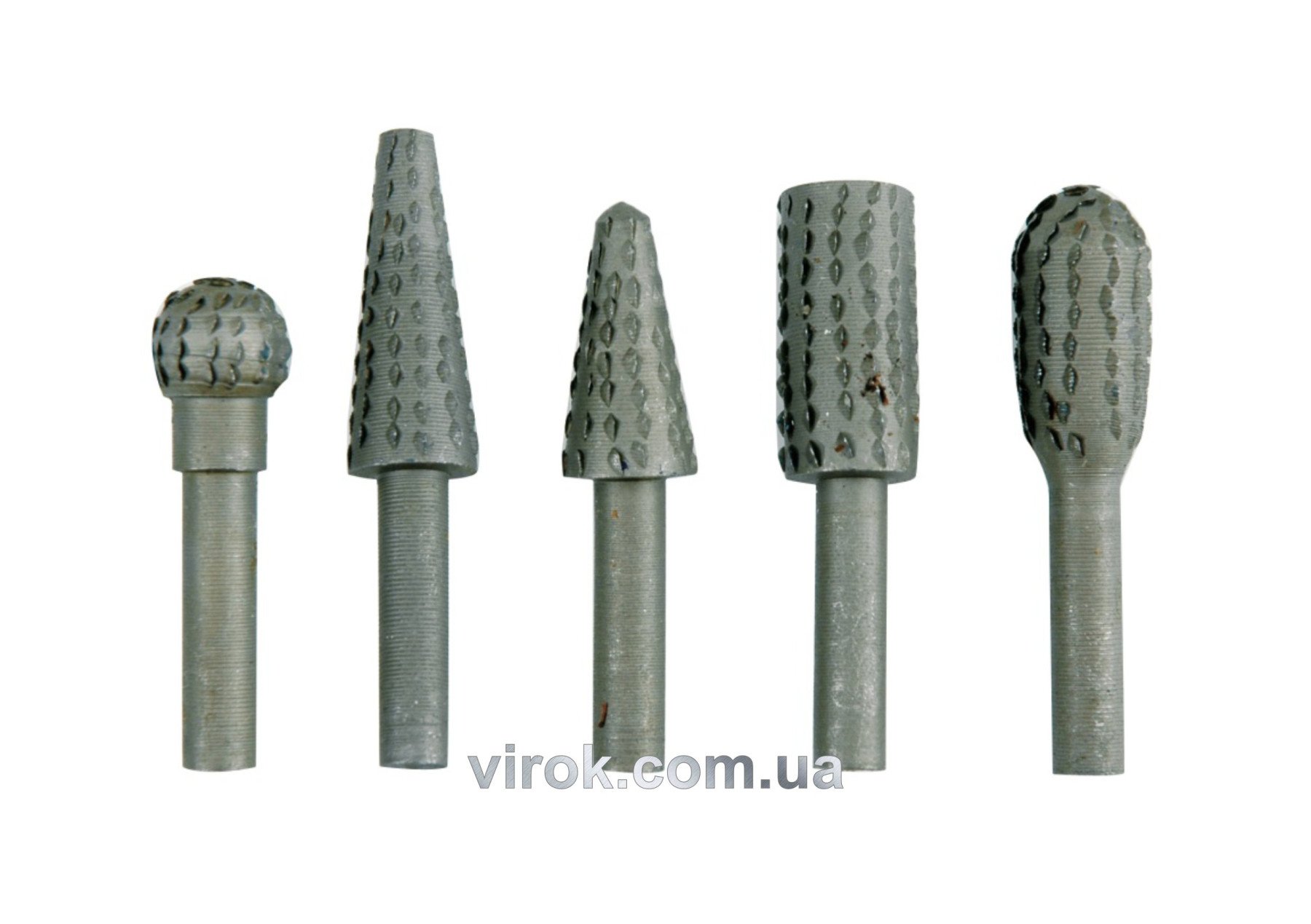 VOREL Фрези металеві по дереву та ДСП , Набір, 5шт, Ø-6мм  | 25450