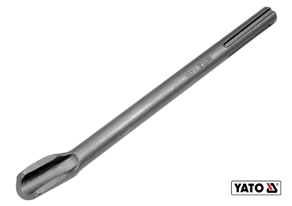 YATO Долото півкругле для штроб : SDS-Max, L= 330 мм, w= 26 мм