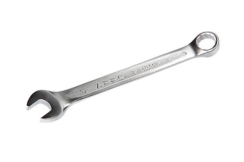 Ключ рожково-накидный CrV 12мм (холодный штамп DIN3113) APRO