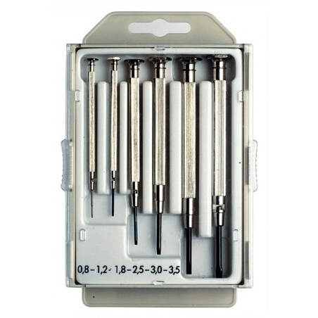 FELO Набор отверток для часовщика 0,8 / 1,2 / 1,8 / 2,5 / 2,9 / 3,6 // 24597206
