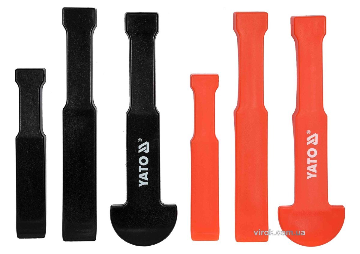 YATO Набір зубил пластикових YATO : l= 127 і 175 мм, 6 шт.  | YT-08477