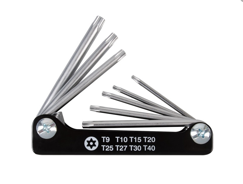 KING TONY Набор TORX 8 ед. (Т 9-Т40) с отверстием в рукоятке | 20318PR