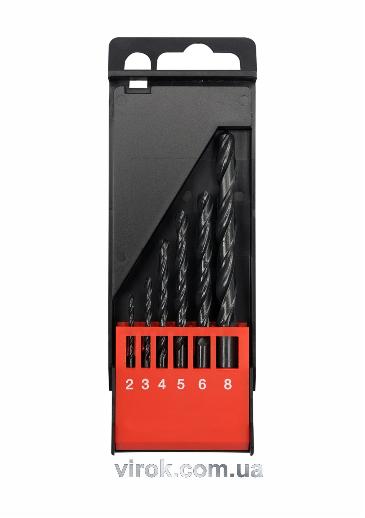 YATO Свердла по металу YATO : HSS, Ø= 2-8 мм. Набір 6 Шт.  | YT-4460