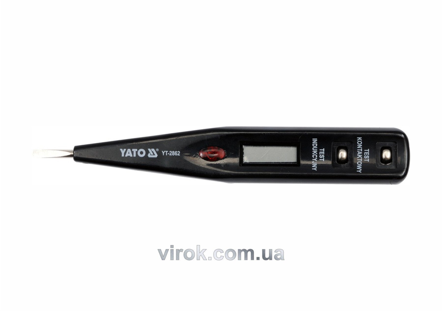 YATO Індикатор напруги YATO контрольний цифровий 12-250 V LCD  | YT-2862