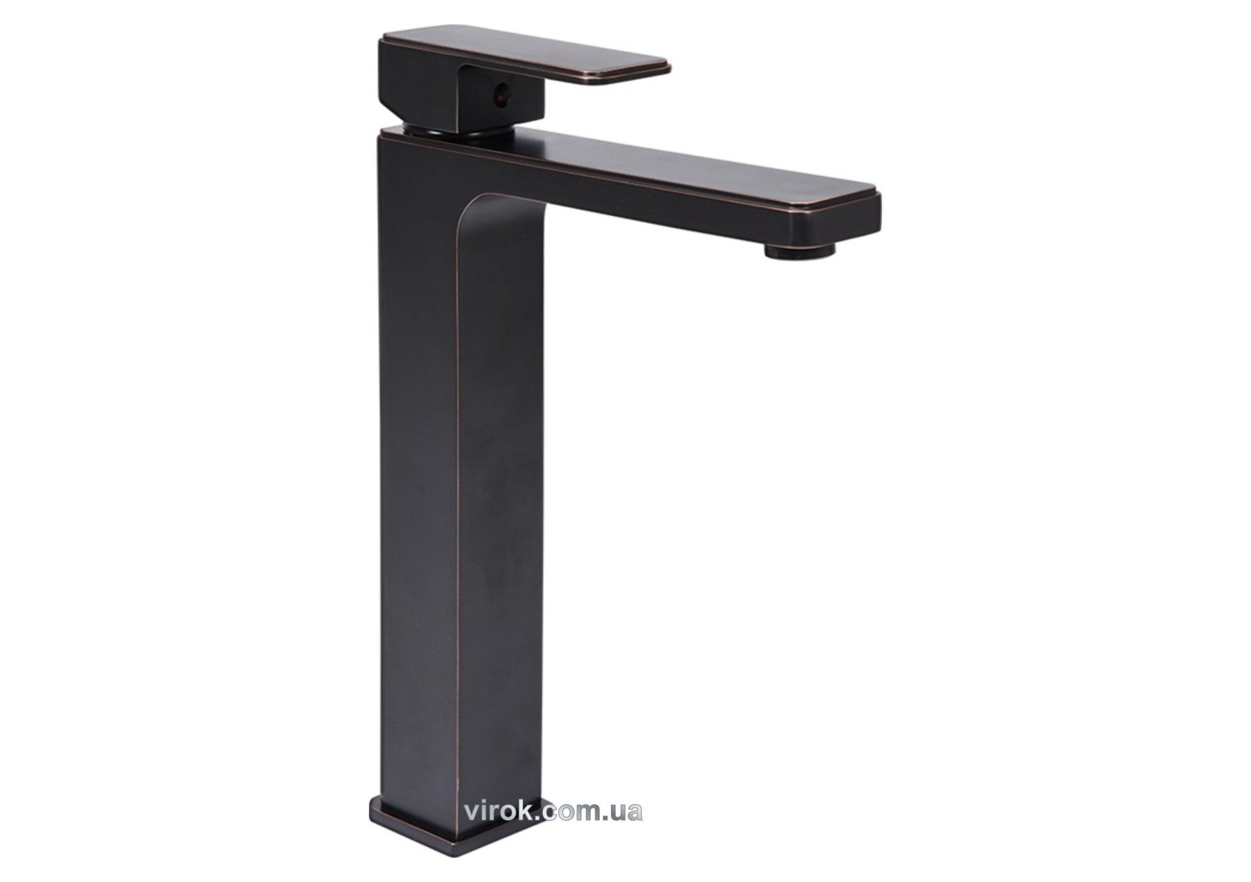 FALA Змішувач води для умивальника, високий "RETRO BLACK 3" з кульовим регулятором  | 75815