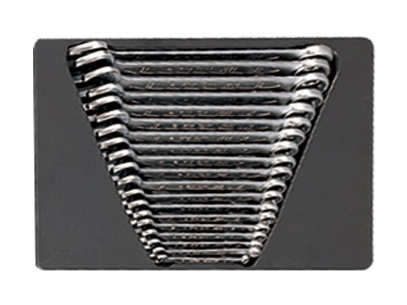 KING TONY Набор ключей рожково-накидных 19 ед. в ложементе | 9-1219MR01