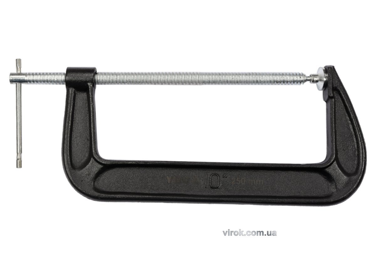 YATO Струбцина з гвинтовим затиском "G" подібна YATO; l= 250 мм (10")  | YT-64257