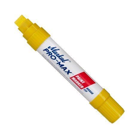 Универсальный маркер для гладких поверхностей Markal Pro-Max желтый 90901