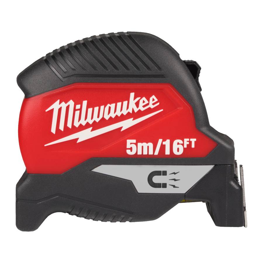 MILWAUKEE Рулетка магнітна MAGNETIC (Gen4), 5м/16фт (30мм)