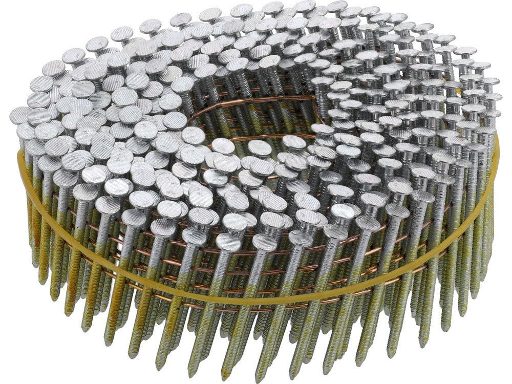 Цвяхи барабанні до пневматичного пістолета VOREL: L=38мм, Ø=2.1мм, кут 15-16˚,7200шт. (YT-09212) [1]