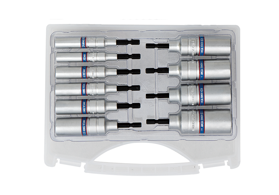 KING TONY Набор головок 8 ~ 24mm 10 предметов | 1010CMR