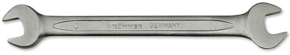 48-066 Ключ рожковый двусторонний Cr-V, Konner, 20х22 мм