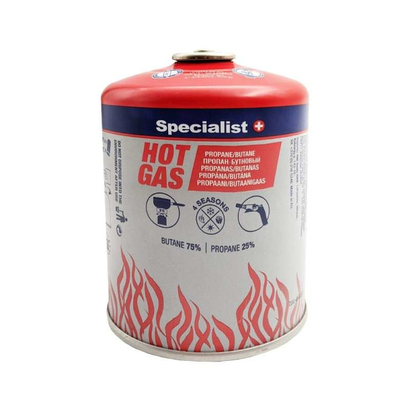 Specialist+ 68-007 Картридж змінний, газ Пропан/Бутан 25/75%, 450 гр, для туристичних плит, 930 мл