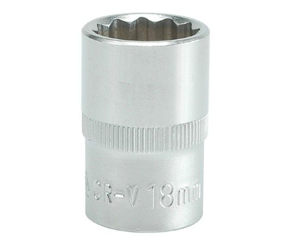 YATO Головка торцева 12-гранна YATO : квадрат 1/2", М= 18 мм, L= 38 мм  | YT-1280