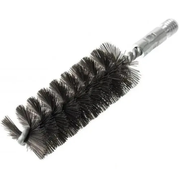 Щетка LESSMANN ерш 57х100х160 с внешней резьбой W1/2, стальная проволока, просто спираль (506157)