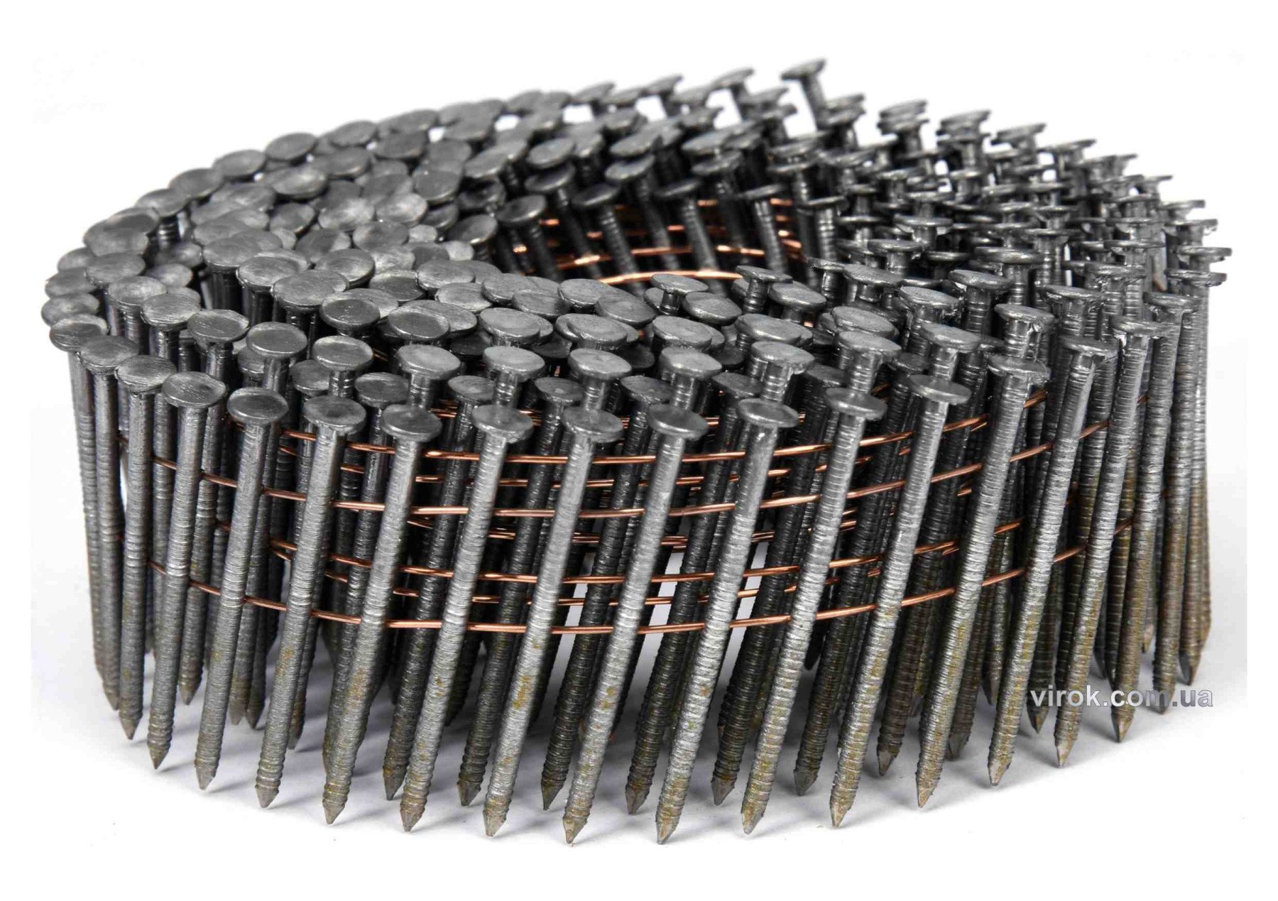 VOREL Цвяхи барабанні до пневматичного пістолета : L=38 мм, Ø=2.1 мм, 7200 шт. (YT-09212)  | 71991