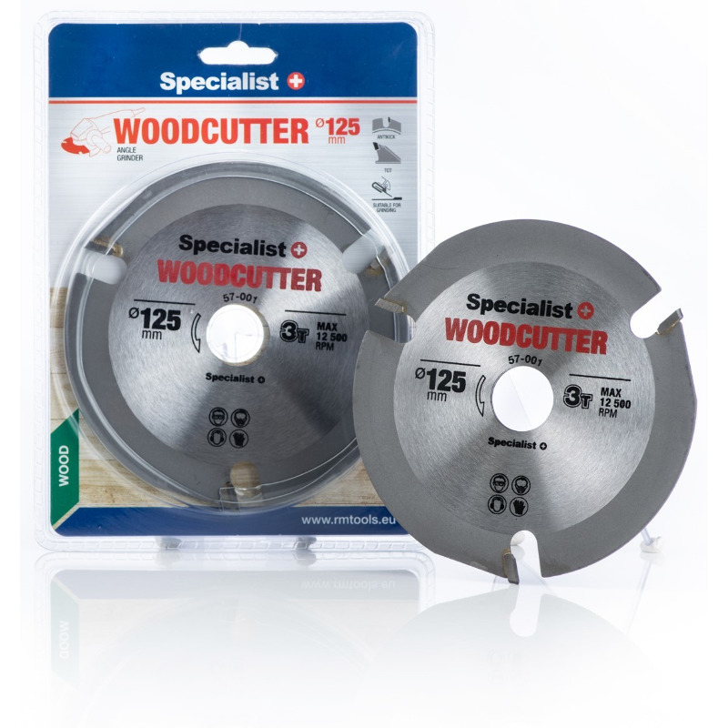Specialist+ 57-001 Диск відрізний для дерева WOODCUTTER 125x22