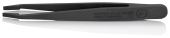 KNIPEX Пинцет для прецизионных работ пластик ESD, black 04 | 92 09 04 ESD