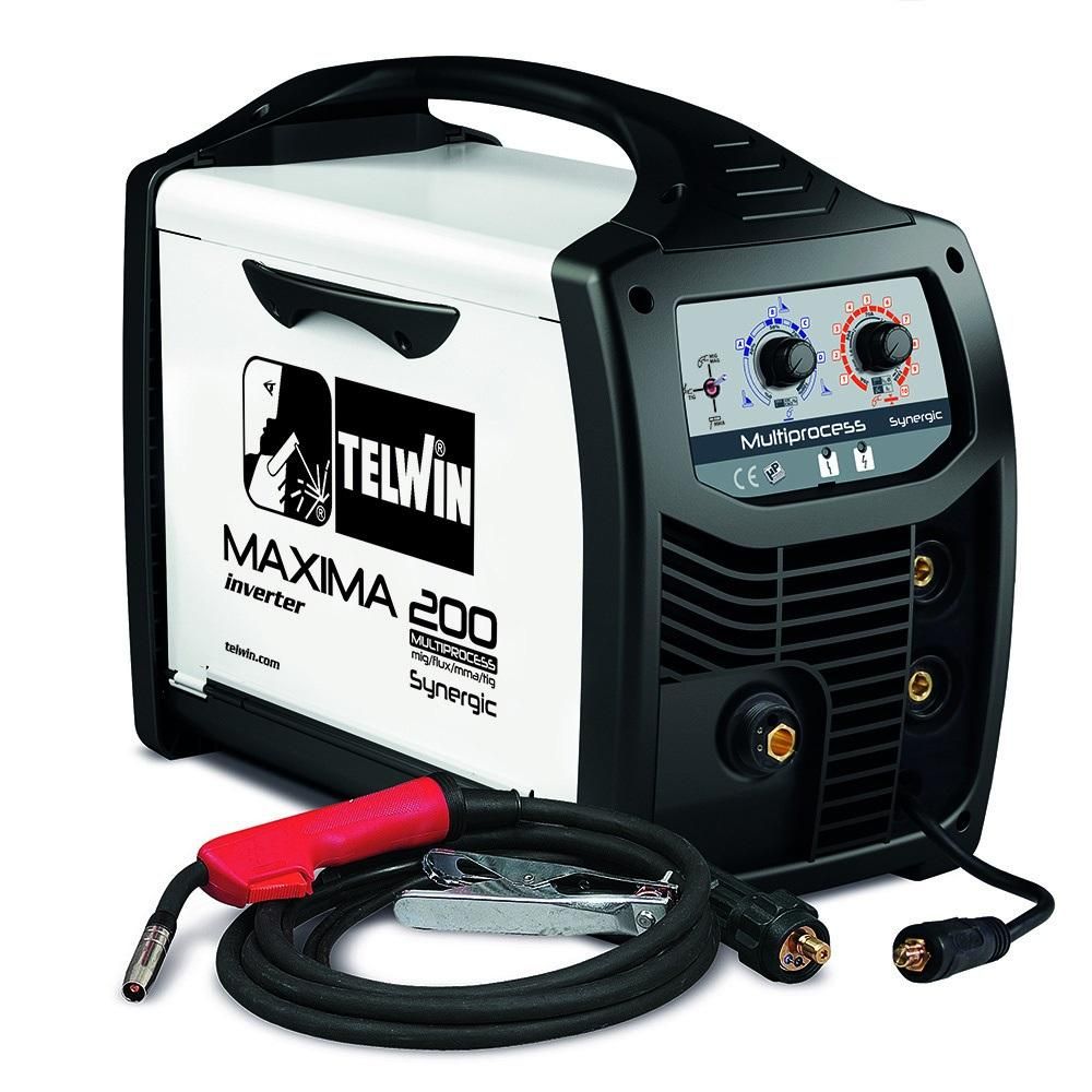 TELWIN Сварочный аппарат Telwin MAXIMA 200 SYNERGIC 230V READY PACK | 816127